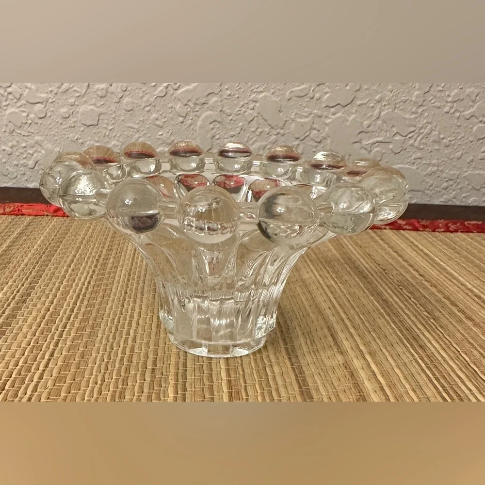 Anchor Hocking Vintage Taper Candle Holder (set of two) Berwick Boopie Glass